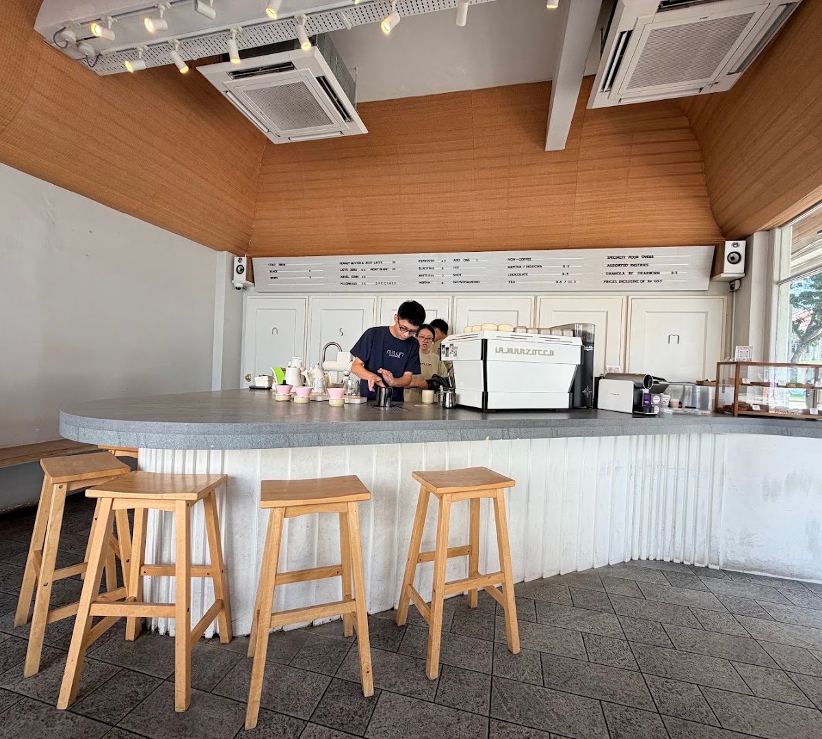 Interior of Asylum Coffeehouse, specialty coffee shop in Singapore
