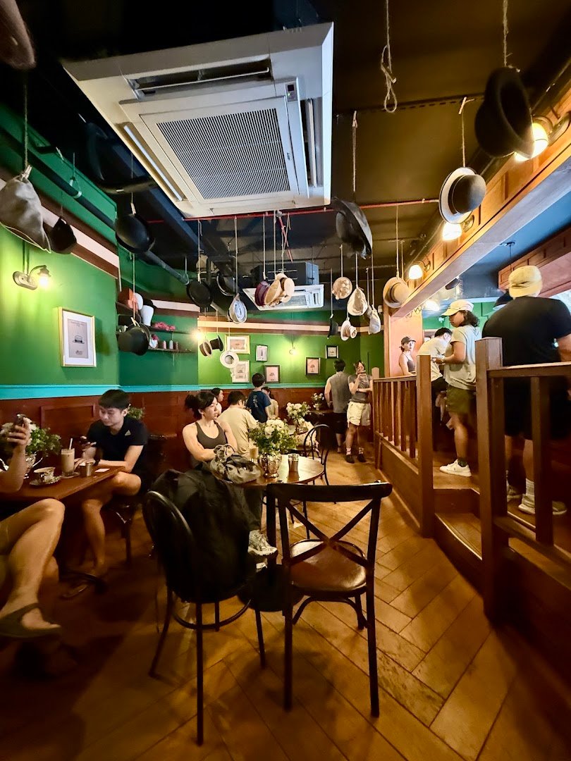 Interior of Asylum Coffeehouse, specialty coffee shop in Singapore