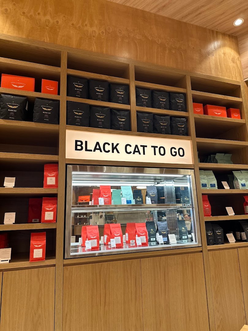 Interior of Intelligentsia Coffee Myeongdong Coffebar, specialty coffee shop in Seoul