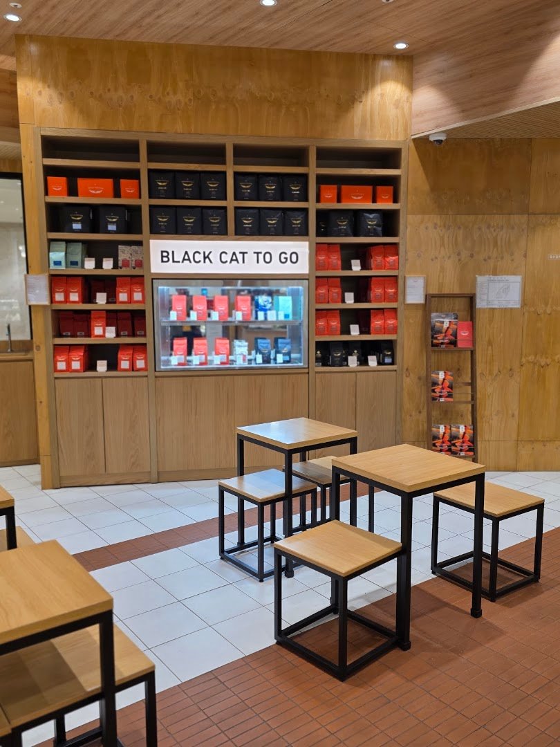 Interior of Intelligentsia Coffee Myeongdong Coffebar, specialty coffee shop in Seoul