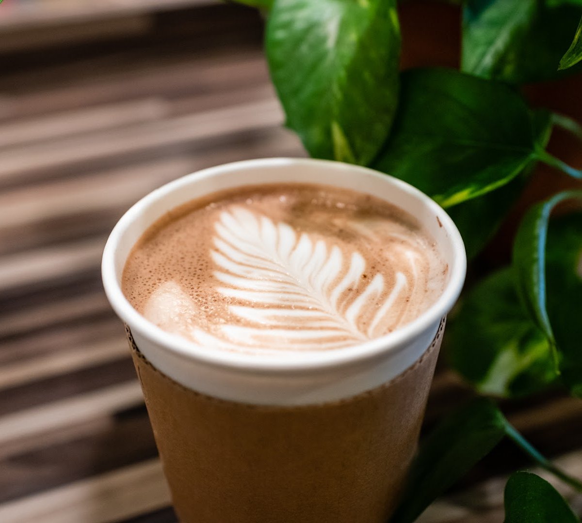 Coffee at Lulu's Coffee & Bakehouse, specialty coffee shop in Indianapolis