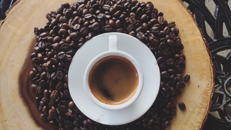 Coffee at Lulu's Coffee & Bakehouse, specialty coffee shop in Indianapolis