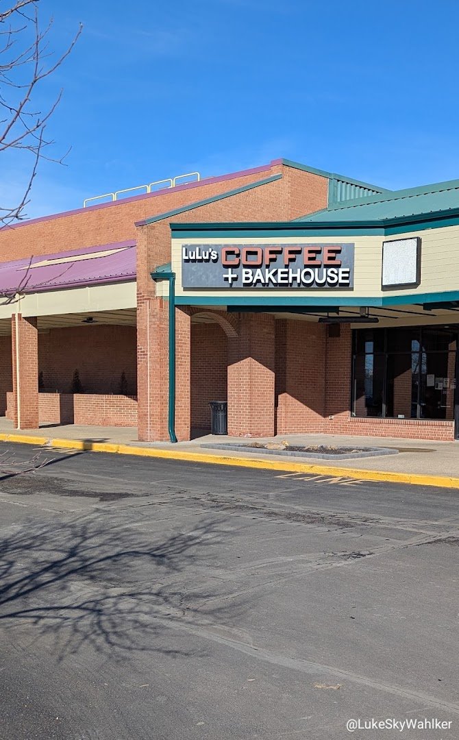 Storefront of Lulu's Coffee & Bakehouse, specialty coffee shop in Indianapolis