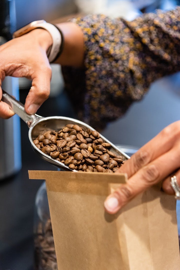 Coffee at Lulu's Coffee & Bakehouse, specialty coffee shop in Indianapolis
