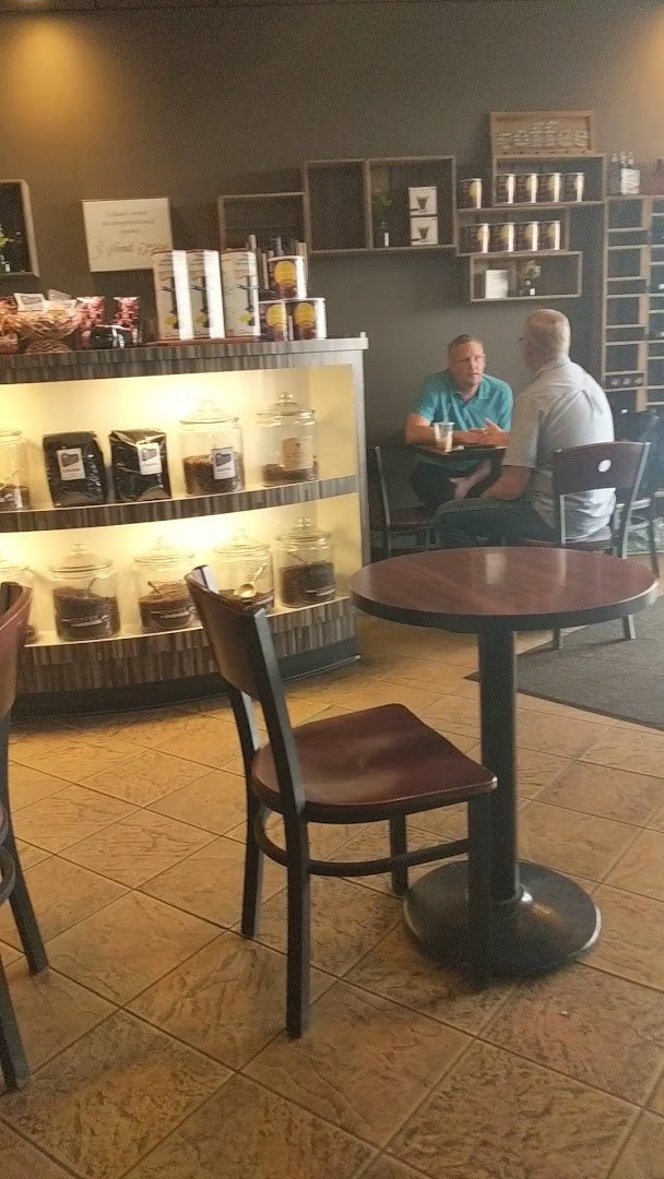 Interior of Lulu's Coffee & Bakehouse, specialty coffee shop in Indianapolis
