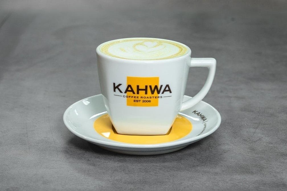 Coffee at Kahwa Coffee, specialty coffee shop in Tampa-St. Petersburg