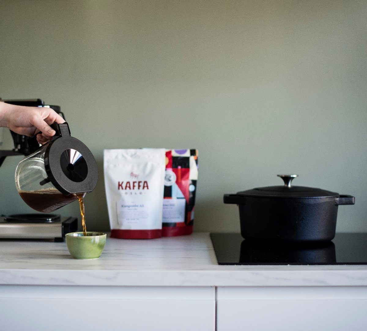 Coffee at Kaffa AS, specialty coffee shop in Oslo