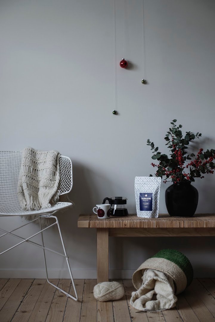 Interior of Kaffa AS, specialty coffee shop in Oslo