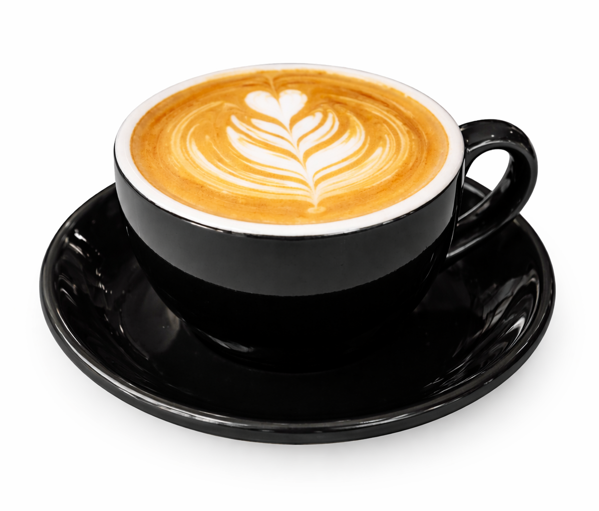 Coffee at Qisa Coffee, specialty coffee shop in Sacramento