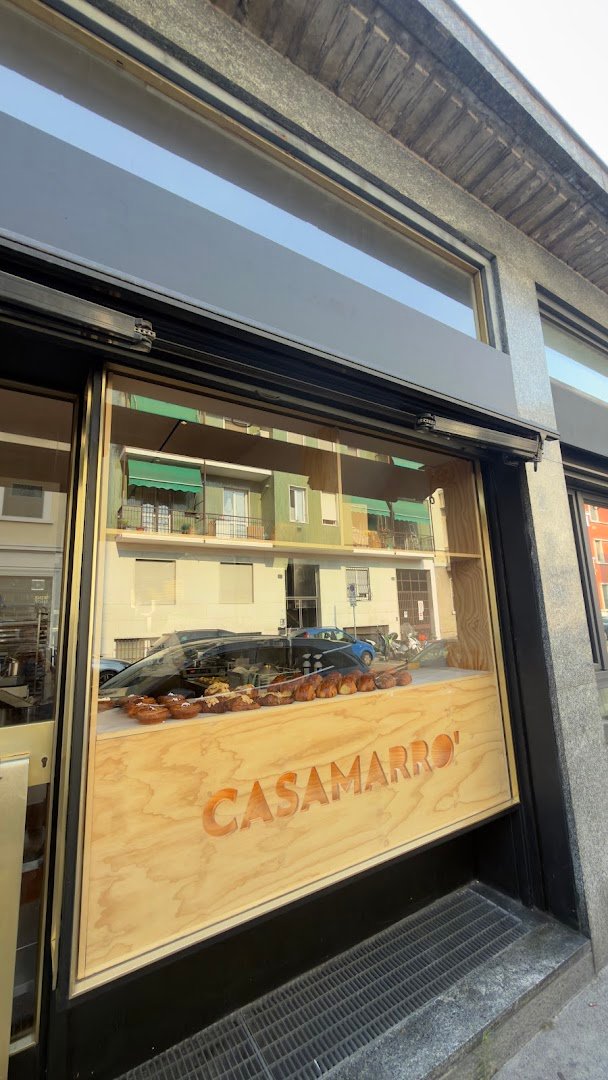 Storefront of CASAMARRO', specialty coffee shop in Milan