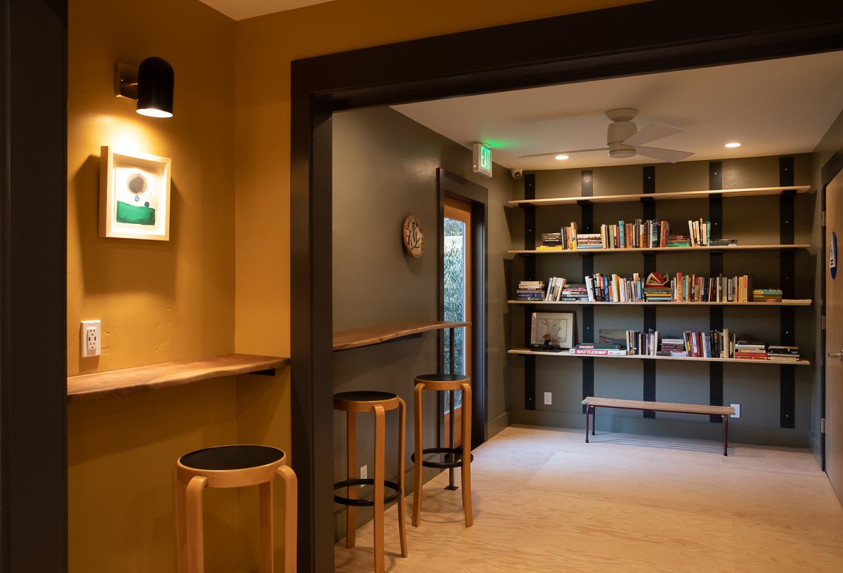 Interior of Lefty's Coffee Co., specialty coffee shop in Santa Barbara