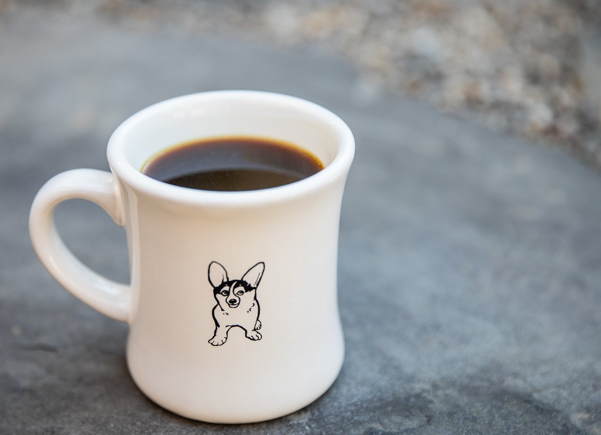 Coffee at Lefty's Coffee Co., specialty coffee shop in Santa Barbara