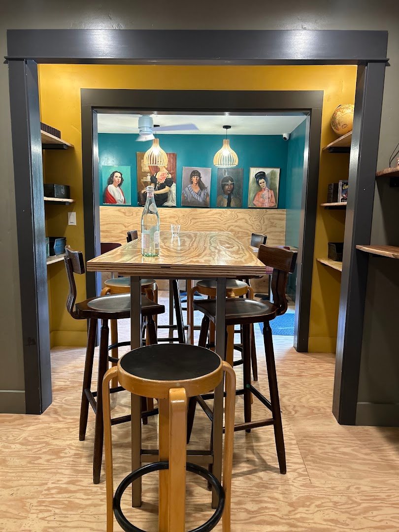 Interior of Lefty's Coffee Co., specialty coffee shop in Santa Barbara