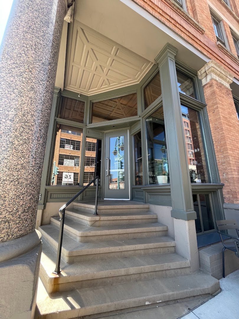 Storefront of Valentine Coffee Roasters Third Ward, specialty coffee shop in Milwaukee