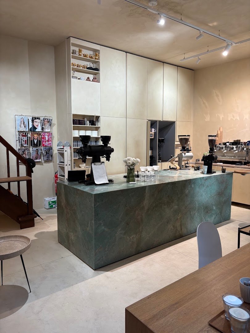 Interior of Caffè Couture, specialty coffee shop in Vienna