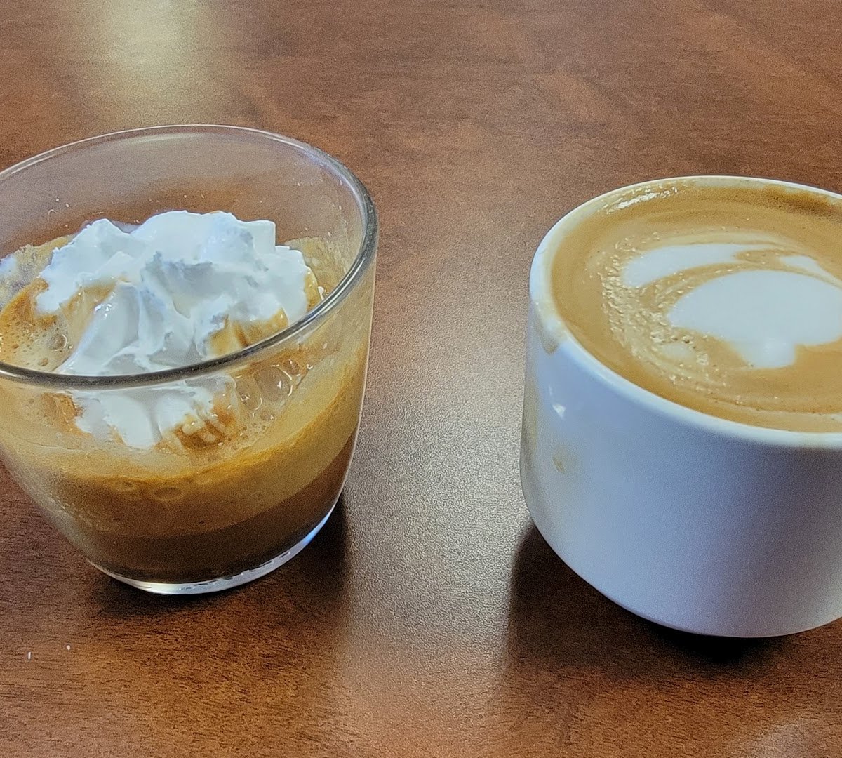 Coffee at Desert Wind Coffee Roasters, specialty coffee shop in Las Vegas