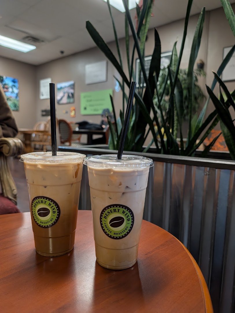 Coffee at Desert Wind Coffee Roasters, specialty coffee shop in Las Vegas