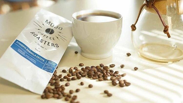 Coffee at Mojo Coffee House, specialty coffee shop in New Orleans