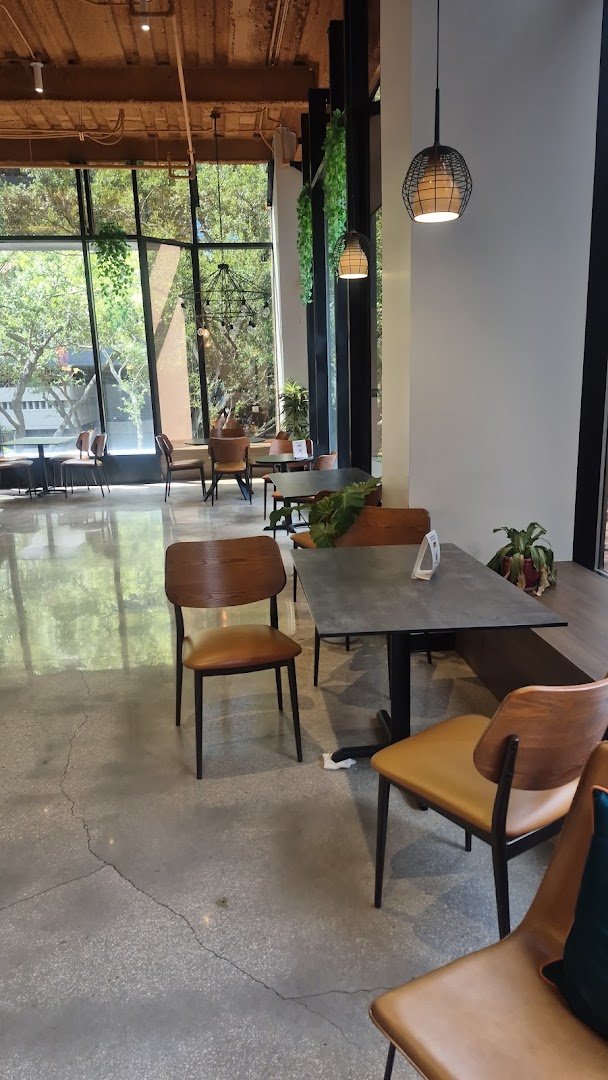 Interior of Blind Tiger Coffee Roasters, specialty coffee shop in Tampa-St. Petersburg