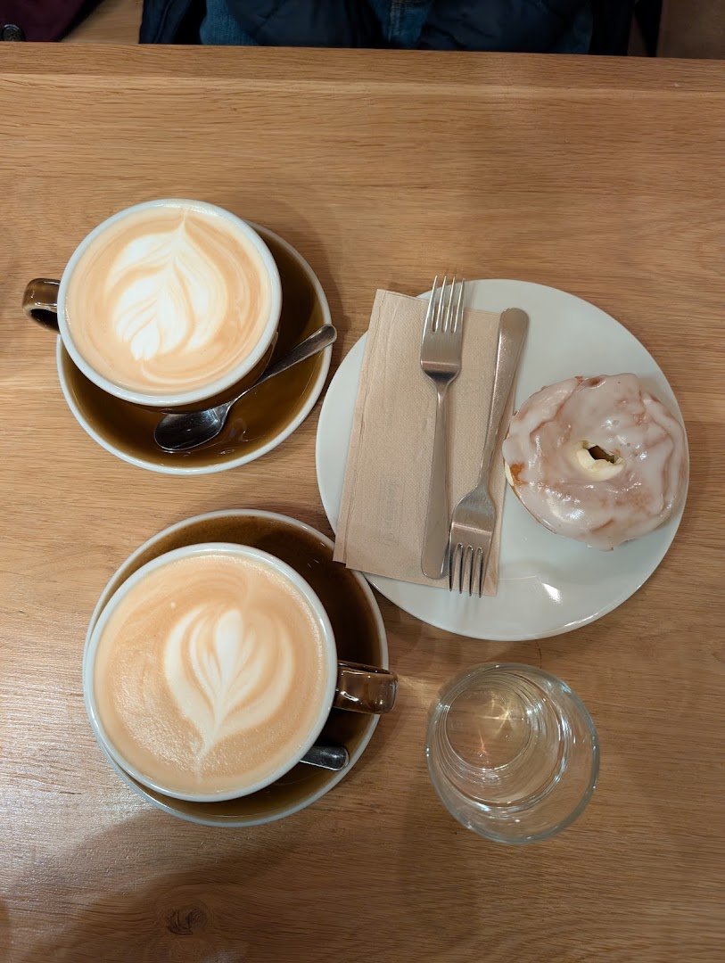 Coffee at Kaférna, specialty coffee shop in Prague