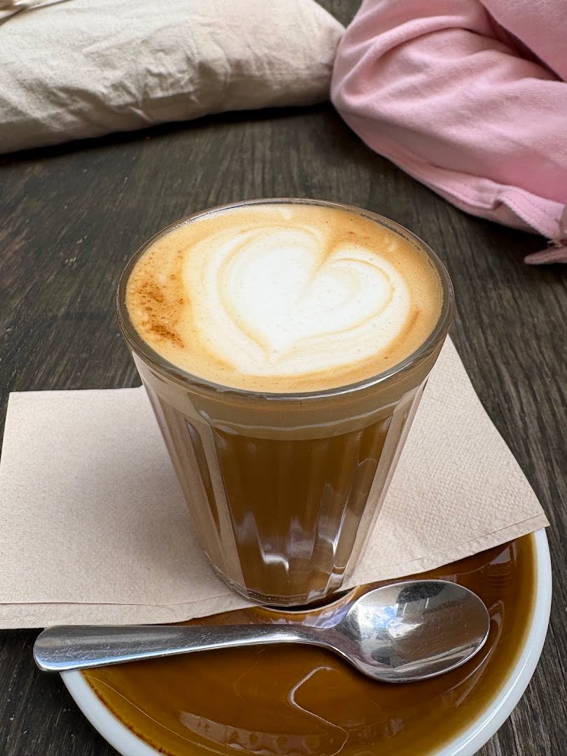 Coffee at Kaférna, specialty coffee shop in Prague