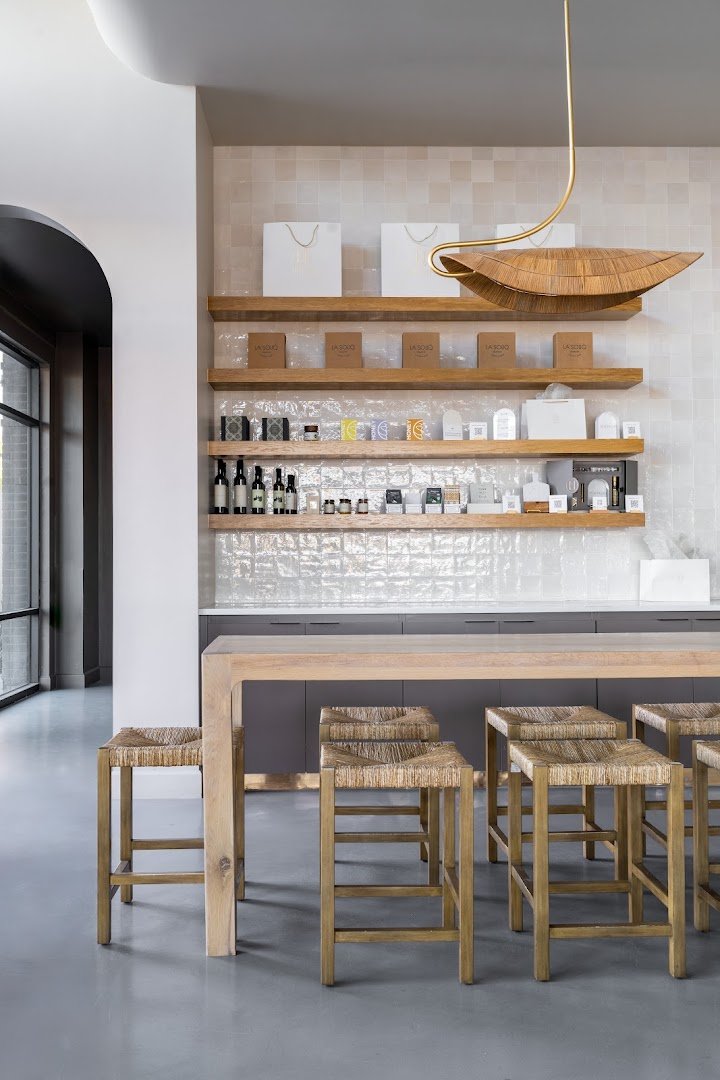 Interior of La Souq, specialty coffee shop in Dallas