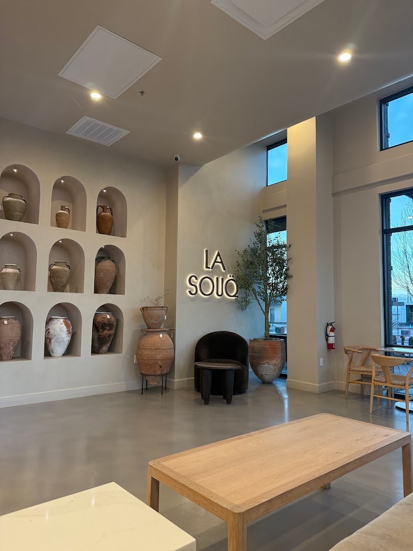 Interior of La Souq, specialty coffee shop in Dallas