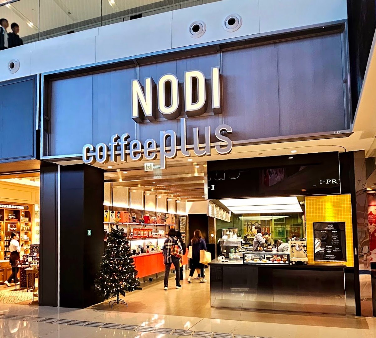 Storefront of NODI Coffee Plus, specialty coffee shop in Hong Kong