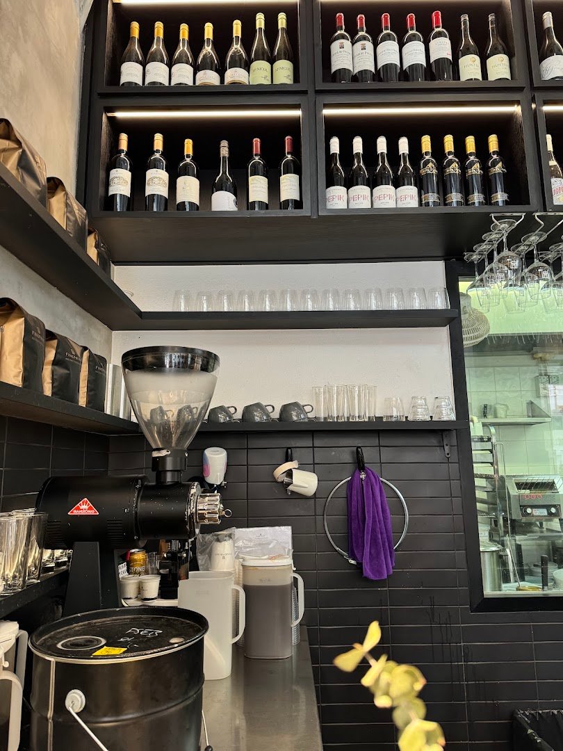 Interior of FINEPRINT, specialty coffee shop in Hong Kong
