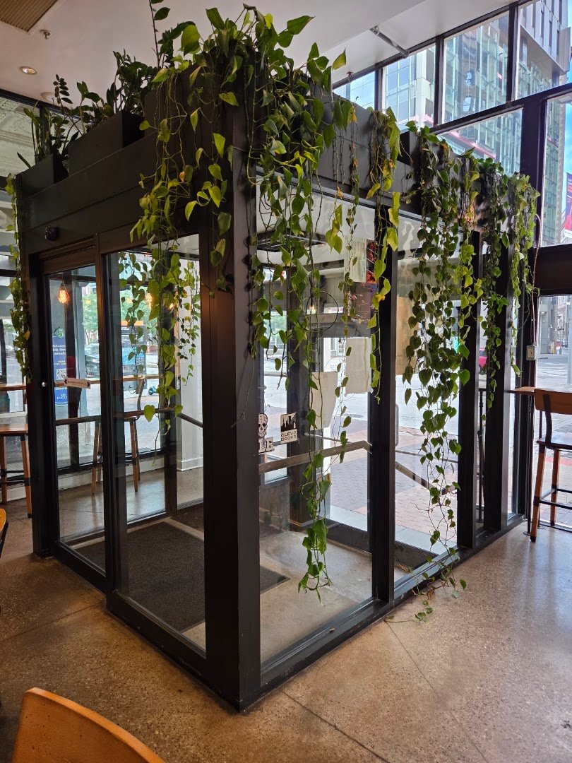Interior of Lion Heart Coffee, specialty coffee shop in Cleveland