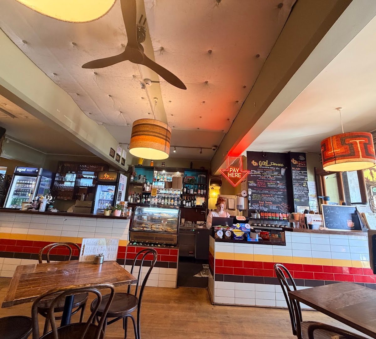 Interior of Beach Babylon, specialty coffee shop in Wellington