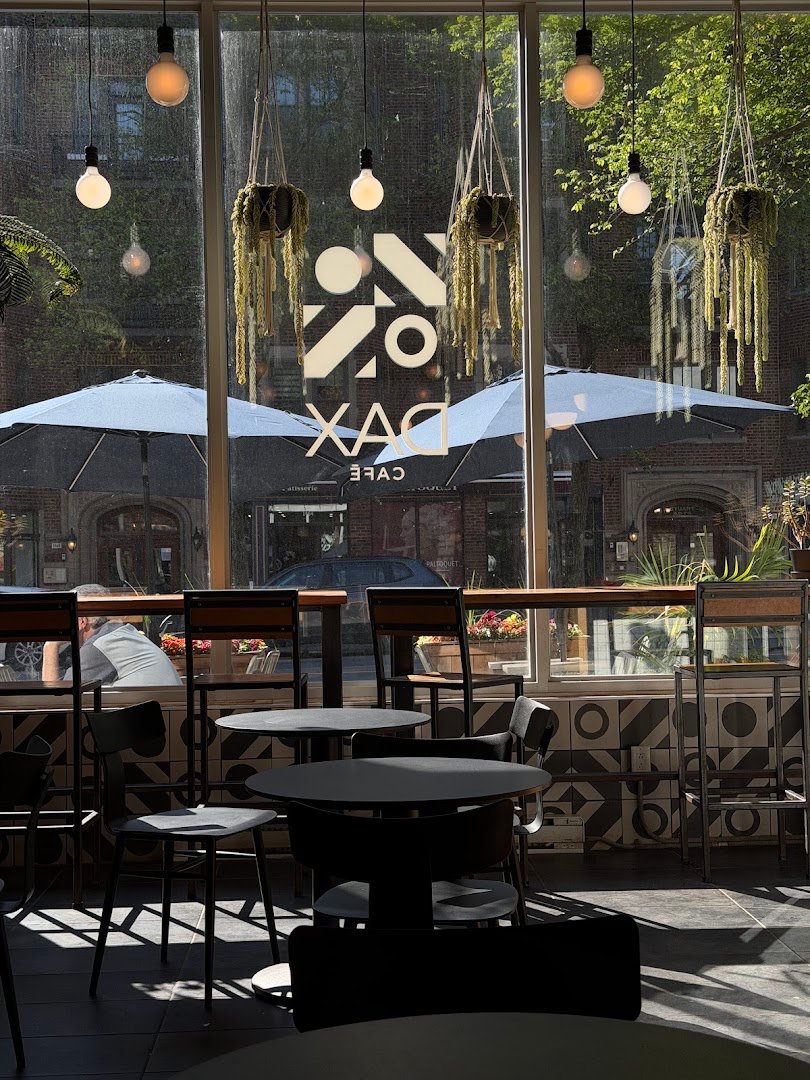 Interior of Café DAX, specialty coffee shop in Montreal
