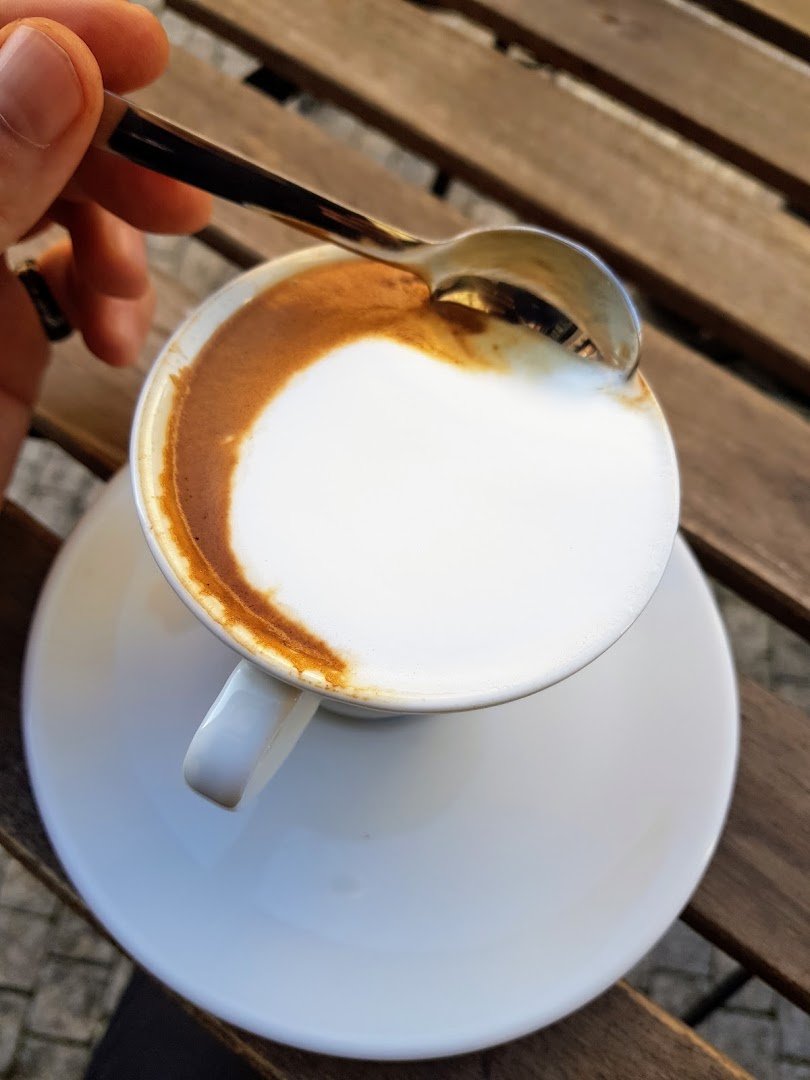 Coffee at Caffé Triesté, specialty coffee shop in Prague