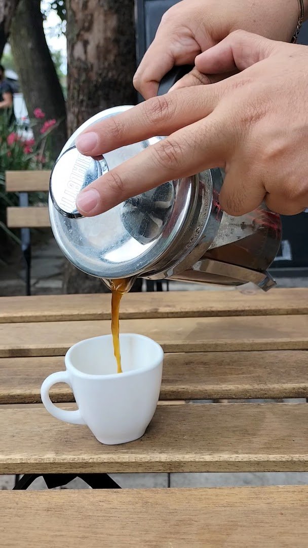 Coffee at Cafelito, specialty coffee shop in Mexico City
