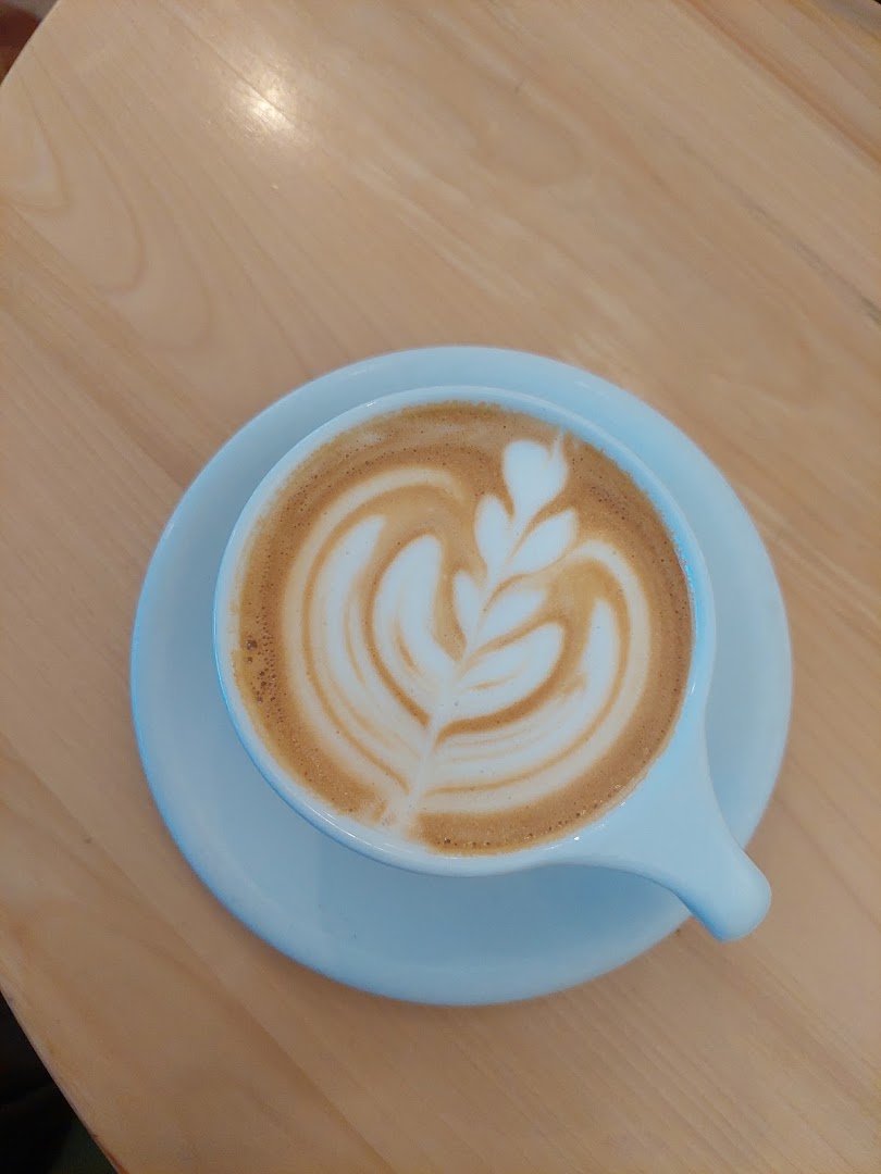 Coffee at Café Pista, specialty coffee shop in Montreal