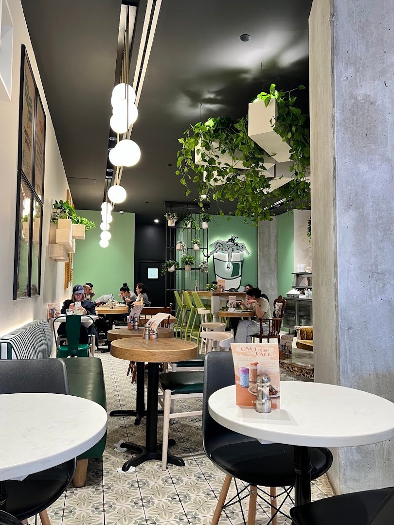 Interior of Tommy Café, specialty coffee shop in Montreal