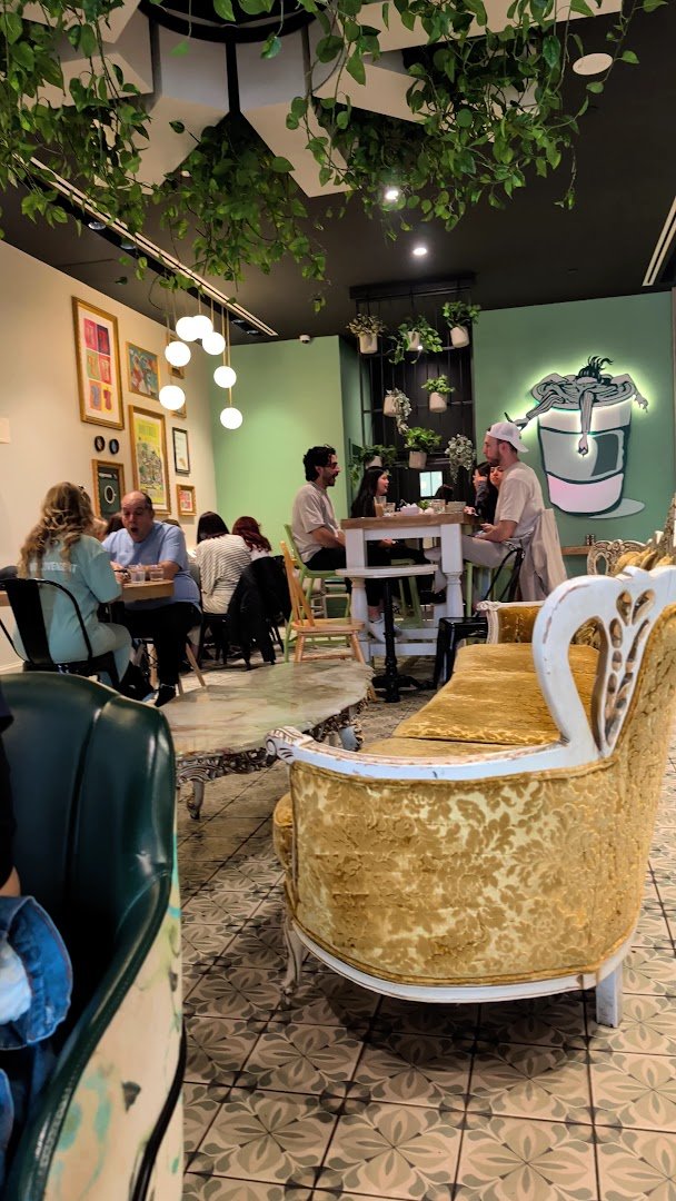 Interior of Tommy Café, specialty coffee shop in Montreal