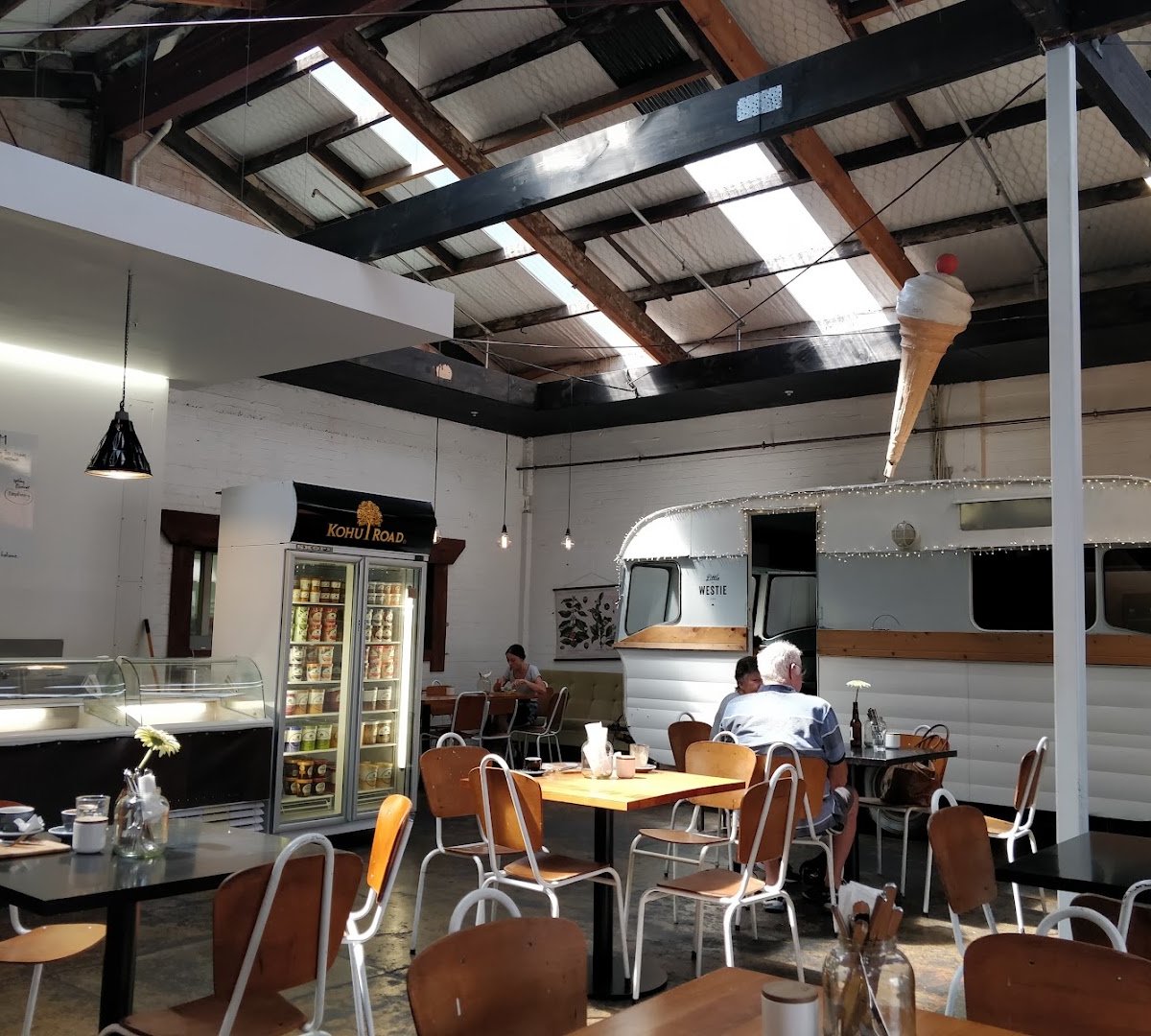Interior of Mt Atkinson Coffee, specialty coffee shop in Auckland