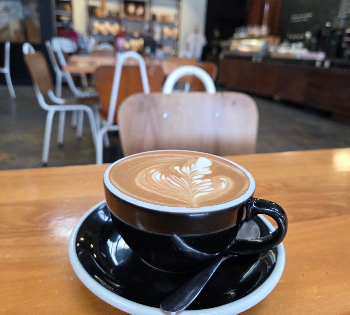Coffee at Mt Atkinson Coffee, specialty coffee shop in Auckland