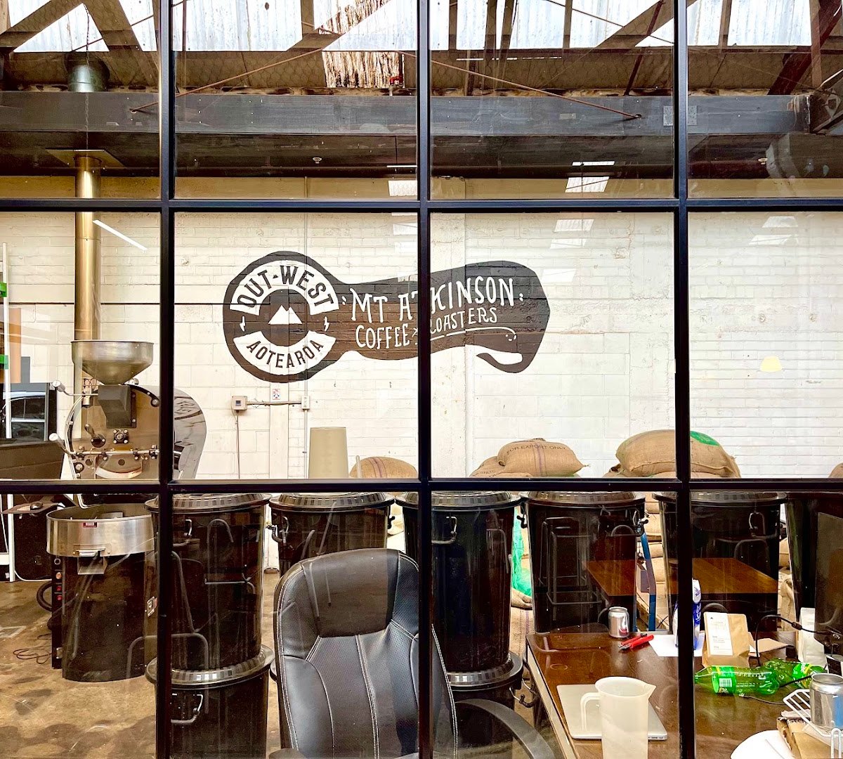 Interior of Mt Atkinson Coffee, specialty coffee shop in Auckland