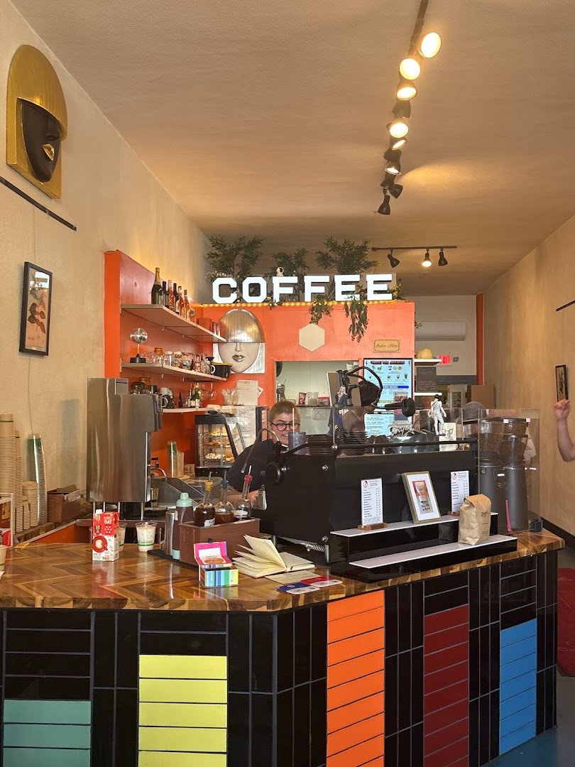 Interior of Torque Coffee, specialty coffee shop in San Diego