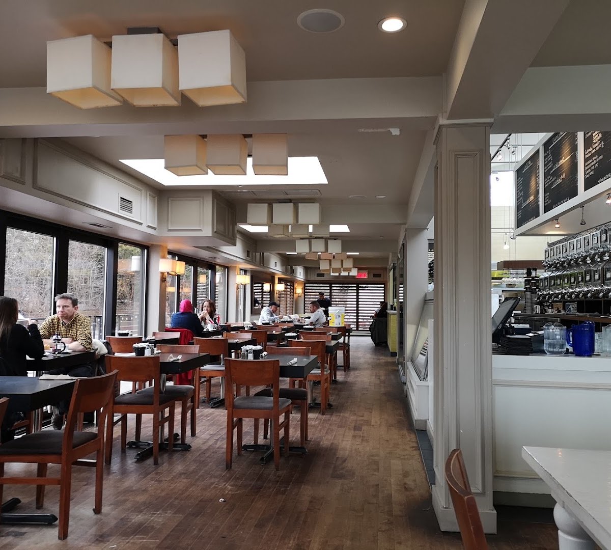 Interior of TOI, MOI & CAFÉ, specialty coffee shop in Montreal