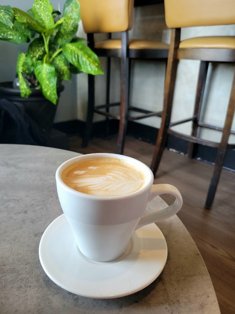 Coffee at Hitherto Coffee and Gaming Parlour, specialty coffee shop in Indianapolis