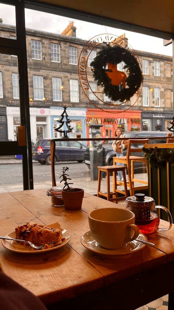 Coffee at The Howdah Tea and Coffee Company, specialty coffee shop in Edinburgh