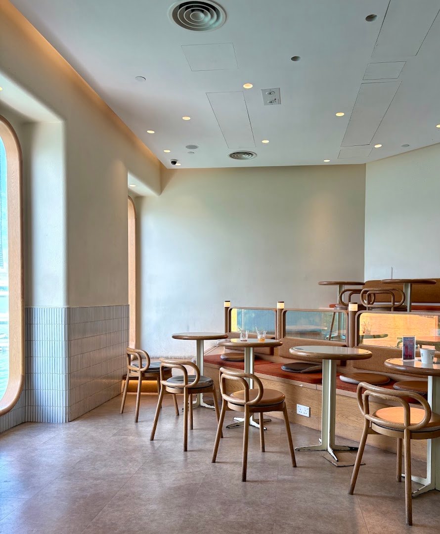 Interior of Cupping Room, specialty coffee shop in Hong Kong