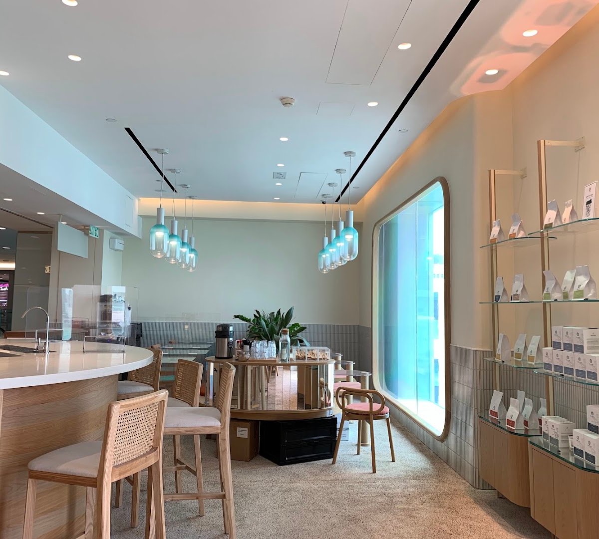 Interior of Cupping Room, specialty coffee shop in Hong Kong