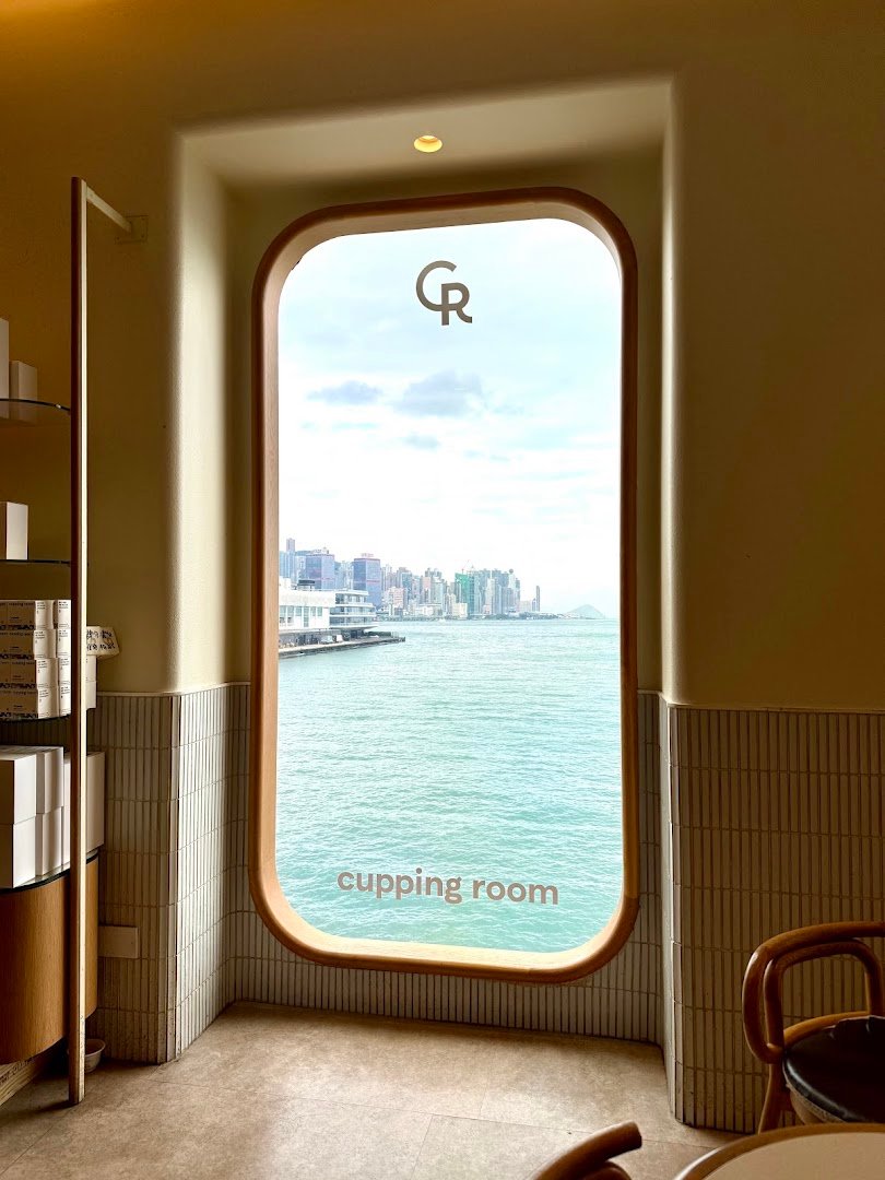Interior of Cupping Room, specialty coffee shop in Hong Kong