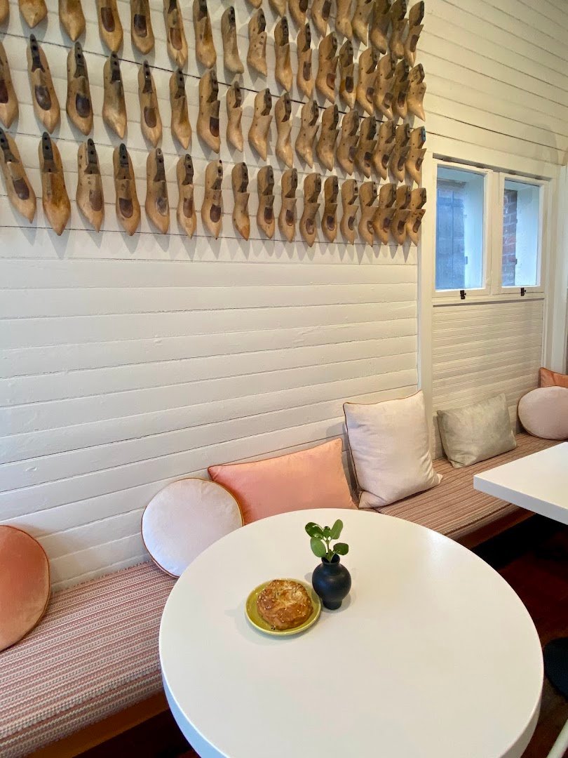 Interior of Rise 'n Shine Coffee Bar, specialty coffee shop in Providence