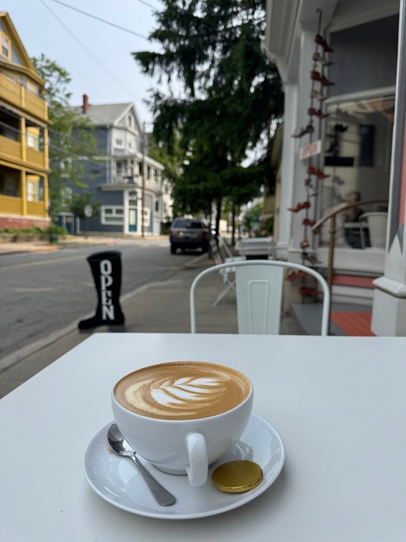Coffee at Rise 'n Shine Coffee Bar, specialty coffee shop in Providence