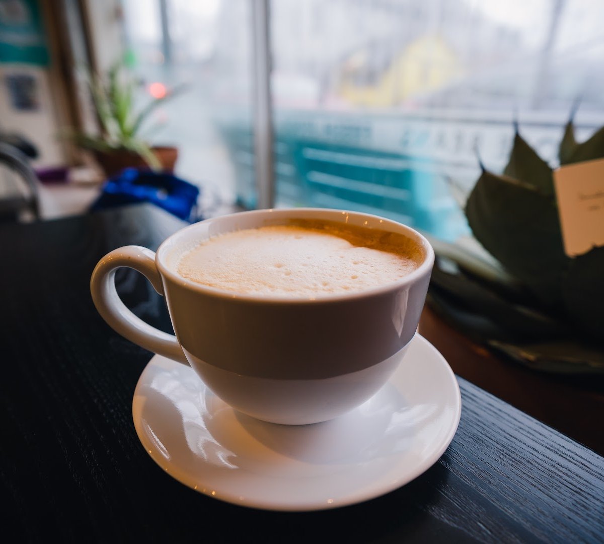 Coffee at Monon Coffee Company, specialty coffee shop in Indianapolis